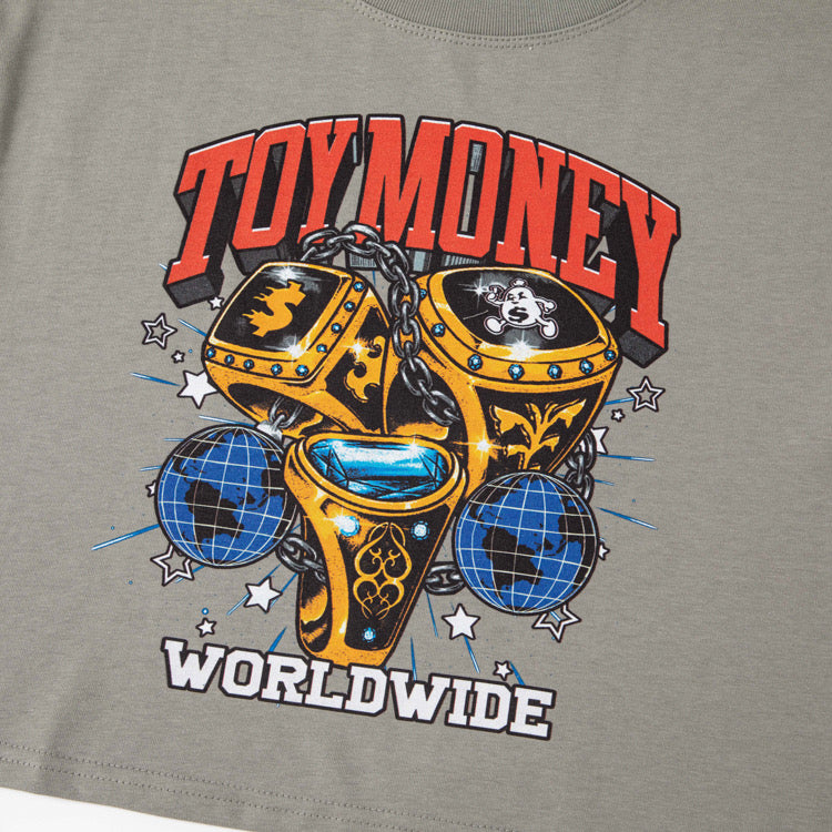 (Heavy Weight) Toy Money Winning Season Crop Tshirt