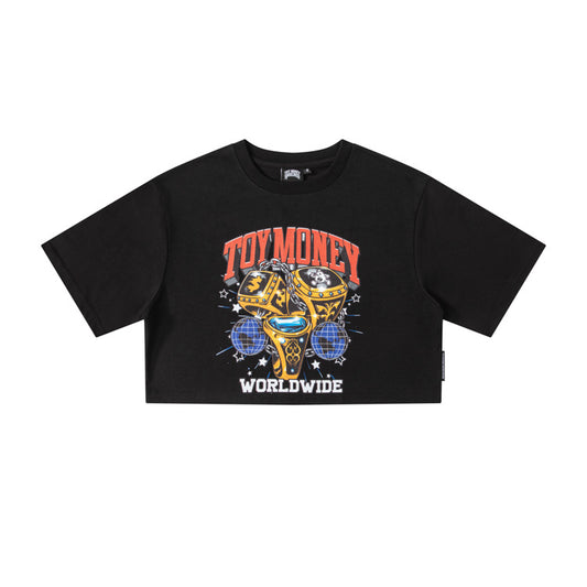 (Heavy Weight) Toy Money Winning Season Crop Tshirt